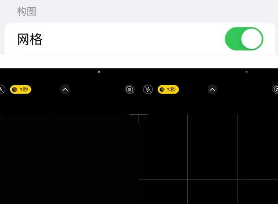 蒋湖农场苹果手机维修网点分享iPhone如何开启九宫格构图功能