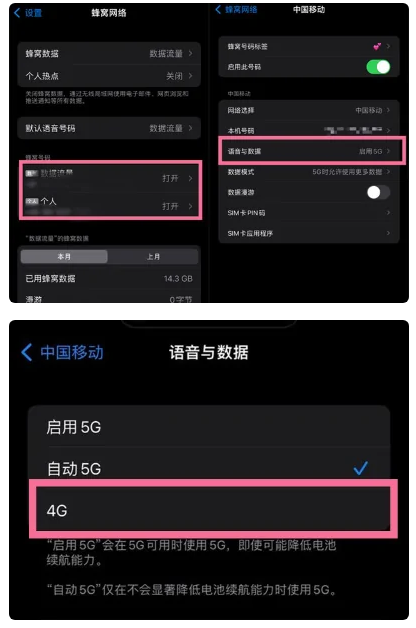 蒋湖农场苹果手机维修分享iPhone14如何切换4G/5G? iPhone14 5G网络切换方法 