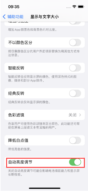 蒋湖农场苹果15维修店分享iPhone 15 Pro系列屏幕亮度 