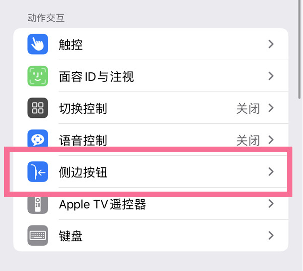 蒋湖农场苹果14维修店分享iPhone14 Plus侧键双击下载功能关闭方法 