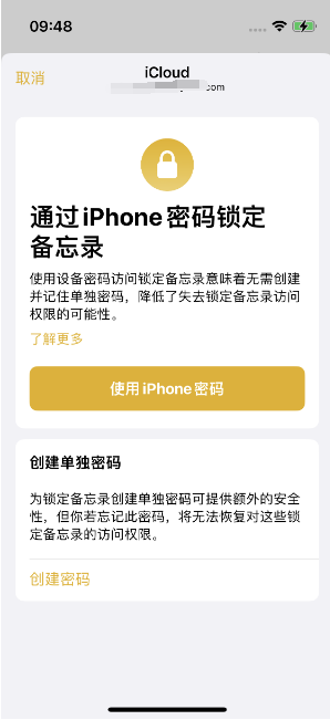 蒋湖农场苹果14维修店分享iPhone 14备忘录加密方法教程 